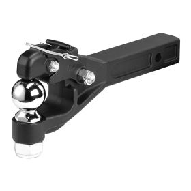 Pintle Hitch 2-inch Receiver Hook for 2.5 to 3 inches Lunette Ring 20000 lbs