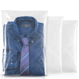 Clear Packing Bags 18 x 24 Inches. Pack of 50 Clear Shipping Bags. 2 Mil Plastic Clothing Bags for Selling with Open End. Waterproof Clear Poly B