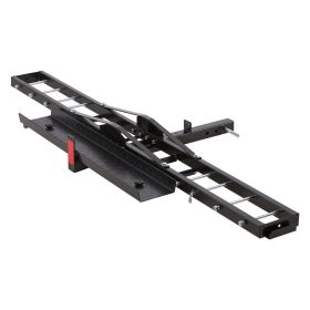 VEVOR Motorcycle Carrier, 600 LBS Steel Motorcycle Carrier Hitch Mount with Loading Ramp