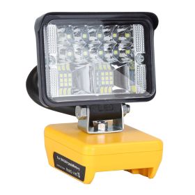 Cordless LED Work Light LED Flood Light for Dewalt 18V 20V 60V Battery 12W 2800LM with Dual USB Charging Port for Workshop Camping Outdoor Emerge