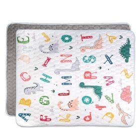 1Pc 71x59IN Or 50X50IN Baby Play Mat Non-Slip Baby Crawling Mat Foldable Playpen Mat Machine Washable For Newborns Infants Babies Toddlers (Option: Dinosaur-71x59in)